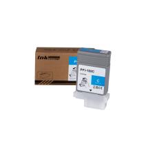 Suderinama rašalo kasetė 0896B001, PFI102C, 130ml Canon spausdintuvams (ORINK BULK)