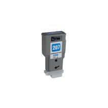 Atnaujinta rašalo kasetė 8790B001, PFI207C, 300ml Canon spausdintuvams (BULK)